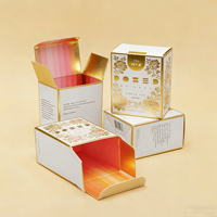 Luxuriöse Faltkartons Verpackungsbox mit Goldfolie Papier-Faltschachtel für Gesichtscreme