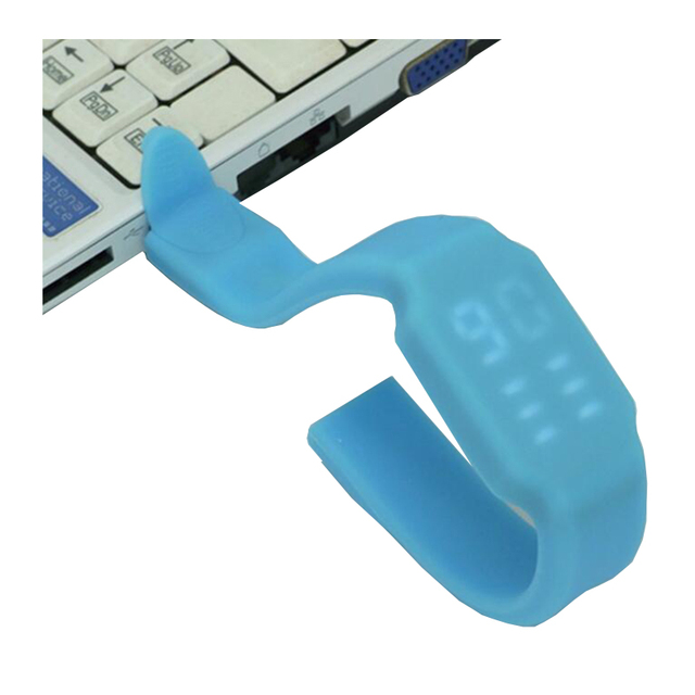 Custom Logo Factory Price New Plastic USB 2.0 Hidden Flash Drive Watch with Clock-Custom Brand Promotion Gift
