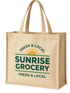 ถุงผ้าฝ้ายแบบหนาสำหรับใส่ของชำ บรรจุภัณฑ์สำหรับร้านค้า ตลาดนัด ทำแบรนด์ธุรกิจ และใช้ซ้ำได้ขนาดใหญ่ - Product Image 5