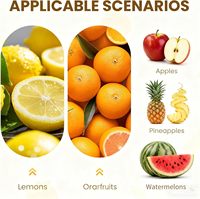 Multifunctionele handmatige citruspers voor sinaasappels, citroenen en fruit, duurzaam plastic (PP), huishoudelijk gebruik, klein keukenhulpmiddel, handbediend