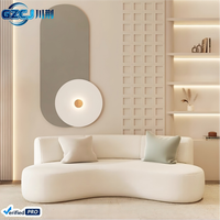 Canapé simple et décontracté en flanelle éponge, style rétro, luxe léger, pour appartement, chambre à coucher, dressing, pour hôtel
