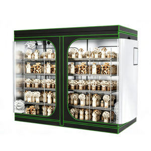 Kit de culture de champignons personnalisé Oxford 2000D hydroponique 1,2 m grande taille pour plantes <span class=keywords><strong>d</strong></span>'<span class=keywords><strong>intérieur</strong></span>, ensemble complet de tente de culture, boîte de culture complète - Product Image 2