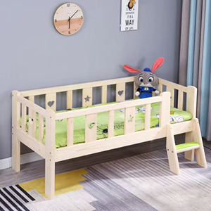 Diseño Moderno con Ruedas, Cama Individual Móvil de Madera Maciza, Cama para Niños, Cuna para Bebés, Guardería, Hotel o Sala de Estar - Product Image 4