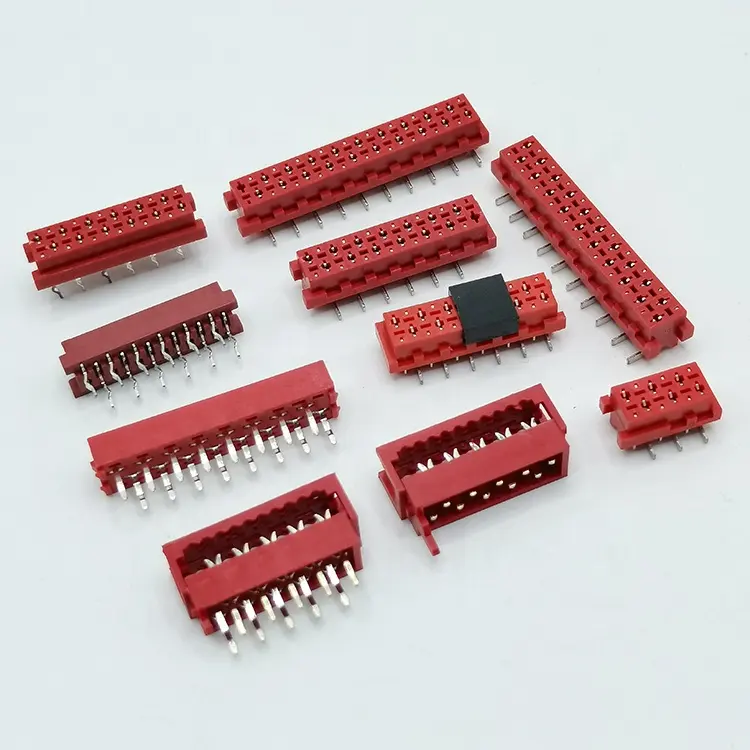 Molex 1.27MM 4 6 8 10 12 14 16 18 20 22 24 26 Pin connettori Micro Match femmina diritta tipo cavo piatto connettore