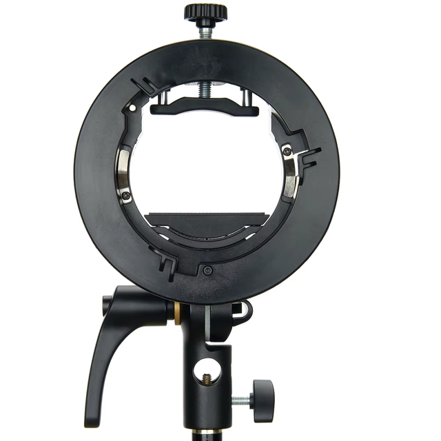 OEM Durable Plastic S2 Bowens Mount Flash Holder Bracket for Multi-Brand Speedlite for Studio Photography