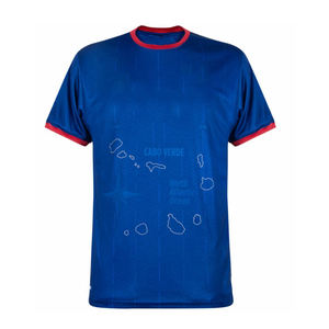 Camiseta de Fútbol al por Mayor 2026, Camiseta de Fútbol de la Selección Nacional Local y Visitante, Número y Nombre Personalizados, Me Encanta <span class=keywords><strong>Ver</strong></span> la Liga de <span class=keywords><strong>Cabo</strong></span> <span class=keywords><strong>Verde</strong></span> - Product Image 2