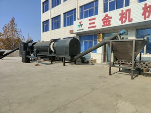 Four de carbonisation rotatif à charbon de bois professionnel sans fumée continu Moteur de cuisinière Fonctionnement automatique Productivité élevée - Product Image 2