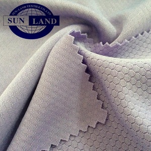 Séchage rapide mèche 100% Polyester <span class=keywords><strong>nid</strong></span> <span class=keywords><strong>d</strong></span>'<span class=keywords><strong>abeille</strong></span> maille tricot tissu Coolpass mèche pour vêtements de sport football basket-ball t-shirts hauts - Product Image 1
