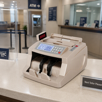 Compteur de billets avec détection UV/MG, machine de comptage de billets multi-devises, détecteur de billets de banque