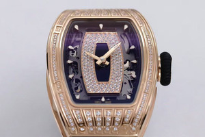 Reloj Mecánico Automático de Alta Calidad con Cristal de Zafiro, Movimiento de Precisión, Tourbillon, Oro Rosa y Diamantes Completos, Modelo 0701 - Product Image 5
