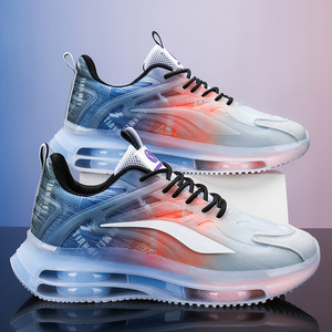 Chaussures de course pour hommes en mesh respirant avec semelle intermédiaire en EVA et semelle extérieure en caoutchouc, légères et confortables, baskets de sport - Product Image 4