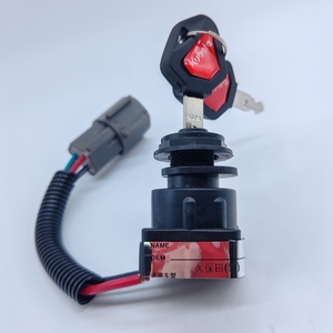 Interrupteur d'allumage d'excavatrice pour <span class=keywords><strong>Kubota</strong></span> U15 20 30 35 Kx155 161 interrupteur à clé de démarrage serrure de porte électrique - Product Image 2