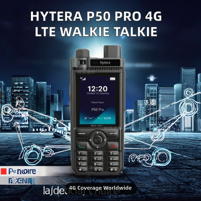 P50 P50 PRO 4G LTE Android 12 Handheld Walkie Talkie with GPS Global Range BT IP68 for Logistics Security Cellular for POC Radio