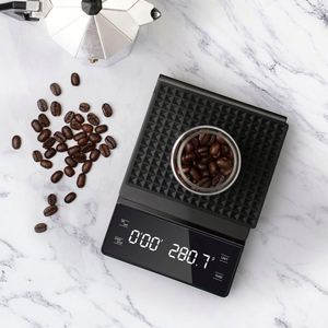 Balance de cuisine pour barista haute précision 3 kg/0,1 g avec écran LCD rétroéclairé, minuteur, fonctionne sur piles, pour expresso, café filtre, unités G/oz/ml - Product Image 5