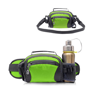 nctionnel pour les sports de plein air Sac de taille imperméable Sac <span class=keywords><strong>banane</strong></span> Sac à bandoulière pour femmes avec bouteille d'eau - Product Image 5