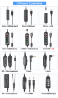 Casque USB binaural Talkvioce X3 pour centre d'appels avec microphone, prise jack 3,5 mm pour PC / VoIP / téléphone mobile avec bouton de sourdine