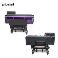 Plusjet-Impresora de etiquetas de cristal digital UV DTF, máquina de impresión de estampado de lámina de oro y plata de velocidad más rápida, automática, de velocidad más rápida, de mayor velocidad, de plata y oro