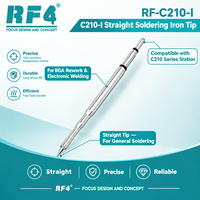 Embout de fer à souder de précision RF4 C210-I, série C210, compatible avec le système de changement rapide et chauffage uniforme pour la soudure et la réparation