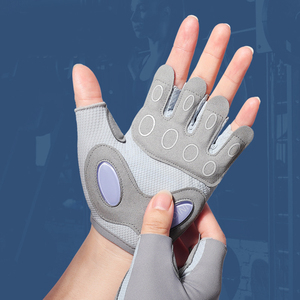 2026 Breathable Wholesale Custom Logo Non-slip Fitness Half Finger Exercise Training Sports Workout Bicycle Cycling <b>Gloves</b> - Product Image 2