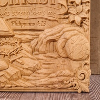 Plaque murale en bois Philippiens 4:13, verset biblique, décoration chrétienne pour la maison, l'église, cadeau