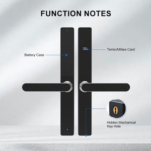 Thẻ khách sạn Bảo mật cao miễn phí Hệ thống khóa khách sạn cửa xử lý ổ khóa Swipe thẻ chìa khóa thẻ Hệ thống khóa điện tử - Product Image 3