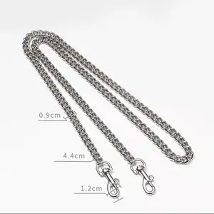 Bán Hot <span class=keywords><strong>Shiny</strong></span> Vàng Màu Brass Kim Loại Chuỗi Sắt Curb Chain Với Tôm Hùm Xoay Móc Cho Túi Dây Đeo Chains Cho Túi Xách - Product Image 4