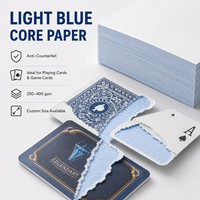 Carton de jeu de cartes personnalisé en papier coloré bleu, violet, vert, rouge, gris pour la fabrication de cartes de poker haut de gamme et de cartes à collectionner (TCG)