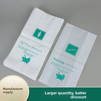 Sacs d'hygiène féminine jetables pour hôtels, pour serviettes hygiéniques et vomissements, design plat blanc, modèle TF-101, fabriqué à Yangzhou