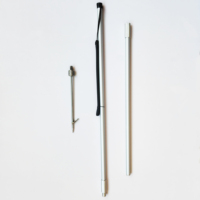 Lance de pêche sous-marine en aluminium avec pointe à une seule ailette, type Hawaiian Sling