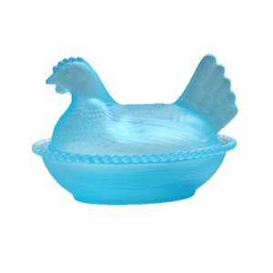 <strong>Large</strong> Modern Minimalism Glass Glazed <strong>Jar</strong> Candy &amp; Dried Fruit <strong>Jar</strong> Multicolor Hen Design Candy <strong>Jar</strong> - Product Image 5