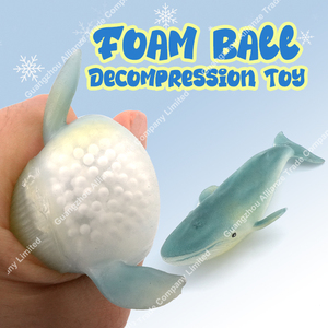 10 jouets animaux extensibles résistants au stress en TPR, garnissage en billes EPS souples, décompression, décoration de meubles, jouets pour enfants - Product Image 4