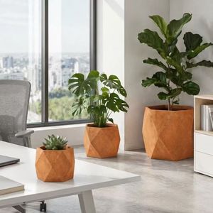 <span class=keywords><strong>Pot</strong></span> <span class=keywords><strong>de</strong></span> fleurs en ciment <span class=keywords><strong>de</strong></span> couleur unie <span class=keywords><strong>de</strong></span> style géométrique nordique, vase à fleurs moderne <span class=keywords><strong>de</strong></span> couleur <span class=keywords><strong>terre</strong></span> <span class=keywords><strong>cuite</strong></span> pour la maison et le jardin - Product Image 3