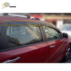Visera de ventana para DODGE JOURNEY <span class=keywords><strong>2009</strong></span> + Visera de ventilación automática Deflector de protección contra la lluvia cortavientos - Product Image 4