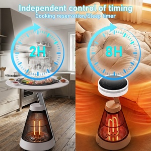 Nouvelle cuisinière <span class=keywords><strong>en</strong></span> céramique chauffante et de cuisson 220V, chauffage infrarouge lointain <span class=keywords><strong>en</strong></span> fibre de carbone, chauffage électrique portable pour la maison, la pièce, le patio - Product Image 5