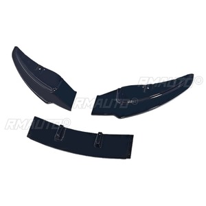 3 piezas de alerón delantero para coche, difusor de parachoques, pieza de modificación para BMW Serie 1 E81 2009-2011, protector de parachoques. - Product Image 5