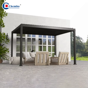Abat-jour de patio en aluminium pour <span class=keywords><strong>pergola</strong></span>, persiennes de gazebo <span class=keywords><strong>4x3</strong></span>, bon marché - Product Image 1