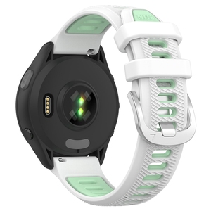 Bracelet bicolore en Silicone pour <span class=keywords><strong>montre</strong></span> intelligente <span class=keywords><strong>Garmin</strong></span> Forerunner 265 265s, bracelet bicolore, 18mm, 20MM, 22mm - Product Image 4