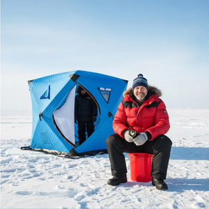 Single-Layer Insulated Ball <b>Tent</b> Outdoor <b>Glamping</b> Ice Fishing Warm Shelter with Thick Awnings 3-4 People - Product Image 2