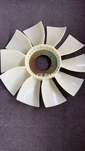 พัดลมระบายความร้อนเครื่องยนต์ดีเซล, พัดลมรถขุด E320D พร้อมใบพัด 10 ใบ เส้นผ่านศูนย์กลางภายใน 145 มม. - Product Image 2