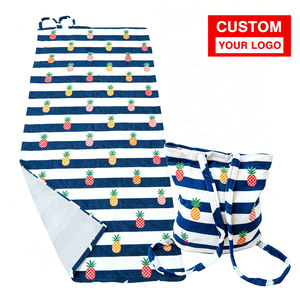 Serviette de plage en coton personnalisée, pliable, anti-sable, séchage rapide, idéale pour les voyages en plein air, la natation et le camping - Product Image 1