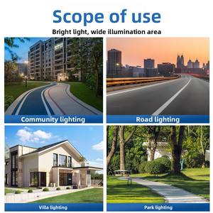 Lampe solaire LED pour rue, nouvelle génération, 3,2 V, 24 Ah, en aluminium moulé sous pression, étanche pour une utilisation en extérieur, IP65 - Product Image 6