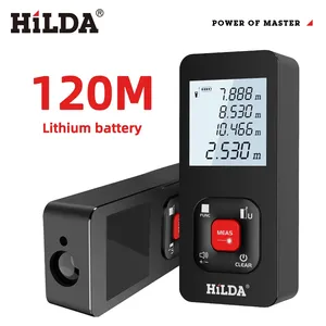 휴대용 100m 레이저 거리 측정기 거리 측정기 USB 충전 적외선 레이저 장식 집 디자인 - Product Image 3