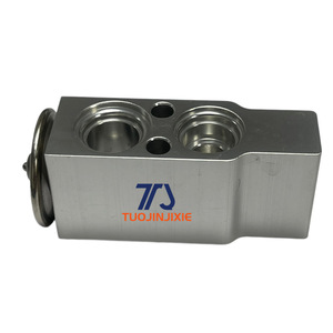 Vanne d'expansion 11Q6-90551 en acier inoxydable pour pièces de climatisation d'excavatrice Hyundai - Product Image 1