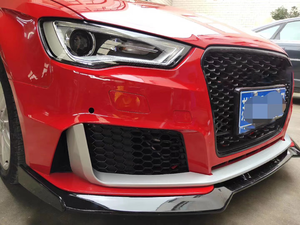 Kit Carrozzeria Stile RS3 per <span class=keywords><strong>Audi</strong></span> <span class=keywords><strong>A3</strong></span> S3 8V <span class=keywords><strong>2013</strong></span>-2016, Paraurti Anteriore con Griglia e Labbro Frontale - Product Image 5