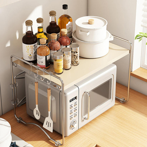 Support de rangement pour micro-ondes et mini-réfrigérateur, étagère de comptoir de cuisine - Product Image 6