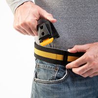 Porte-outils multifonctionnel à clipser sur ceinture avec boucle en plastique, durable et écologique, couleur verte, ClipTech Hubs