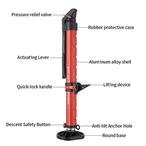 4x4 Offroad 2,5T Hydraulischer Wagenheber mit Hebel, 5500LBS Kapazität, Kletterstange für Anhängerkupplung, Camping, Hochhub-Hydraulikheber - Product Image 2
