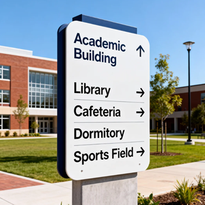 Panneau de dortoir et de résidence avec message de bienvenue chaleureux et règles communautaires pour les espaces de vie étudiants - Product Image 5