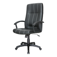 Chaise de bureau Silla Chaises de bureau d'ordinateur en cuir à dossier haut Appui-tête réglable Inclinaison et soutien lombaire