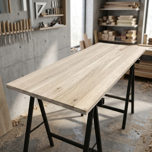 ท็อปโต๊ะไม้โอ๊คปรับแต่งได้หลากหลายรูปทรงและขนาดสำหรับโต๊ะทำงาน - Product Image 3